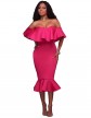 Rochie Midi Rose tip Sirena 
